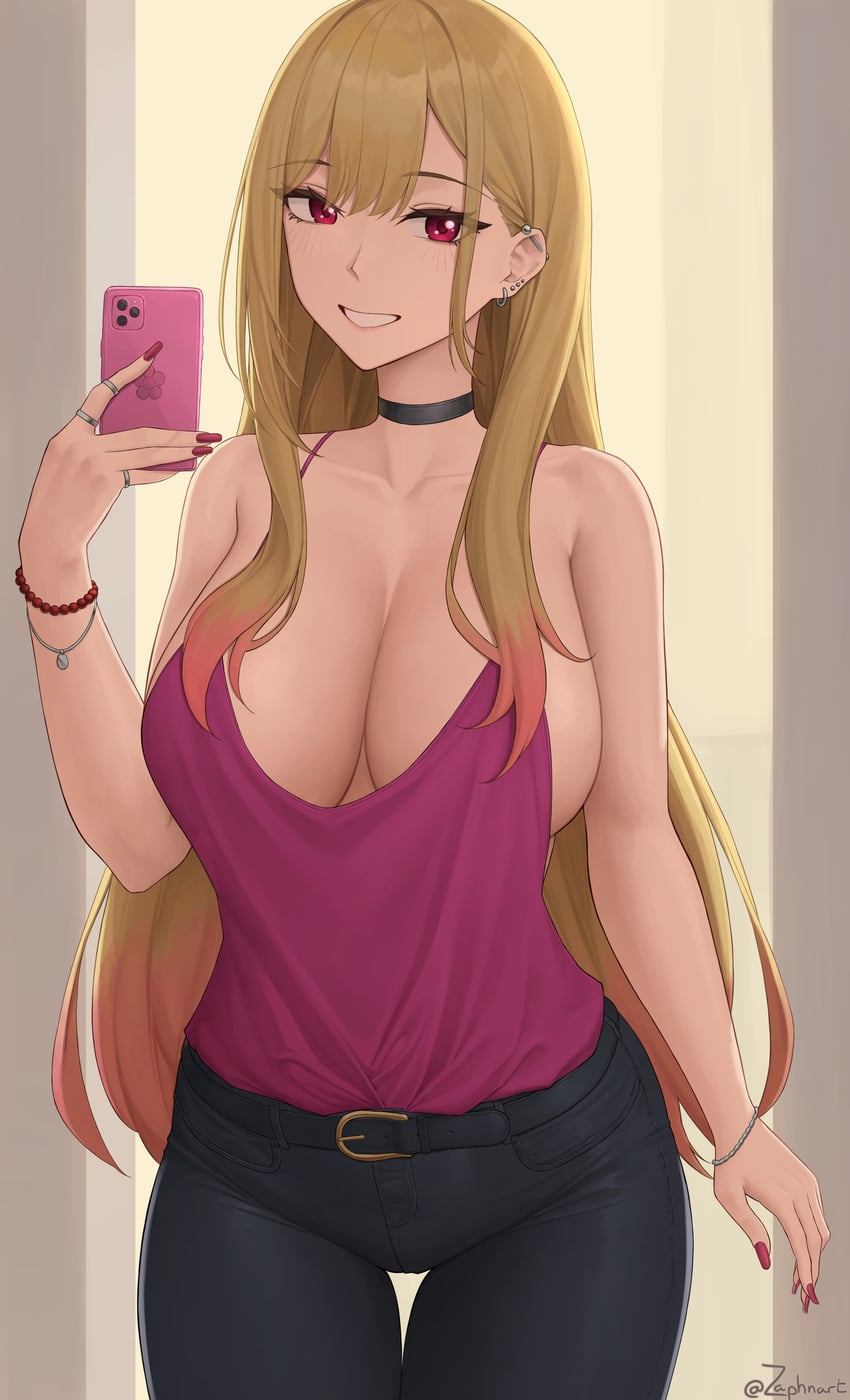 kitagawa marin (sono bisque doll wa koi wo suru) drawn by zaphn
