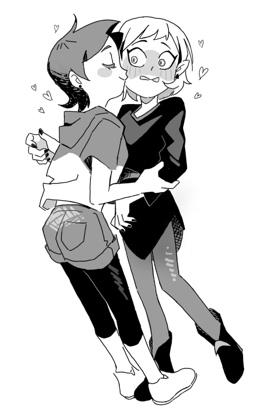 luz noceda and amity blight (the owl house) drawn by jbs0