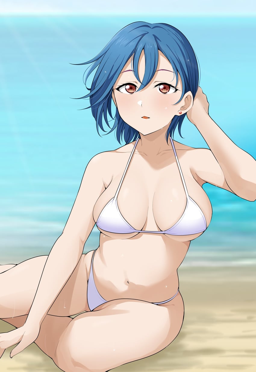 wakana shiki (love live! and 1 more) drawn by barkhorn0331