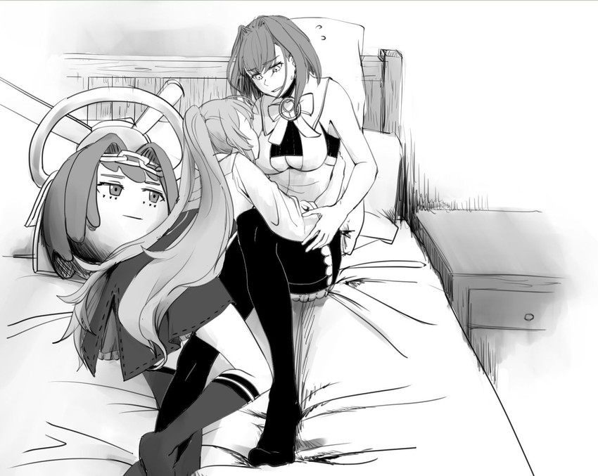 ouro kronii, nanashi mumei, and yukkronii (hololive and 1 more) drawn by trap_(trap_2023)