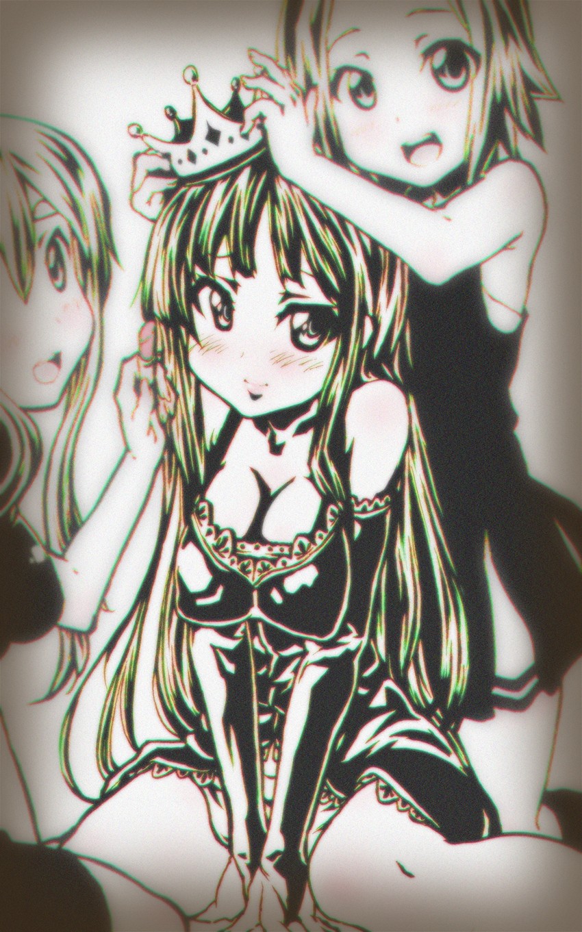 akiyama mio, tainaka ritsu, and kotobuki tsumugi (k-on!) drawn by hizumi_(hum)