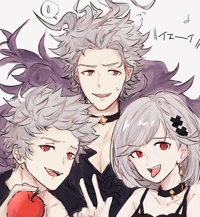 djeeta, gran, seofon, and alter ego malevolent (granblue fantasy) drawn by mayukooom