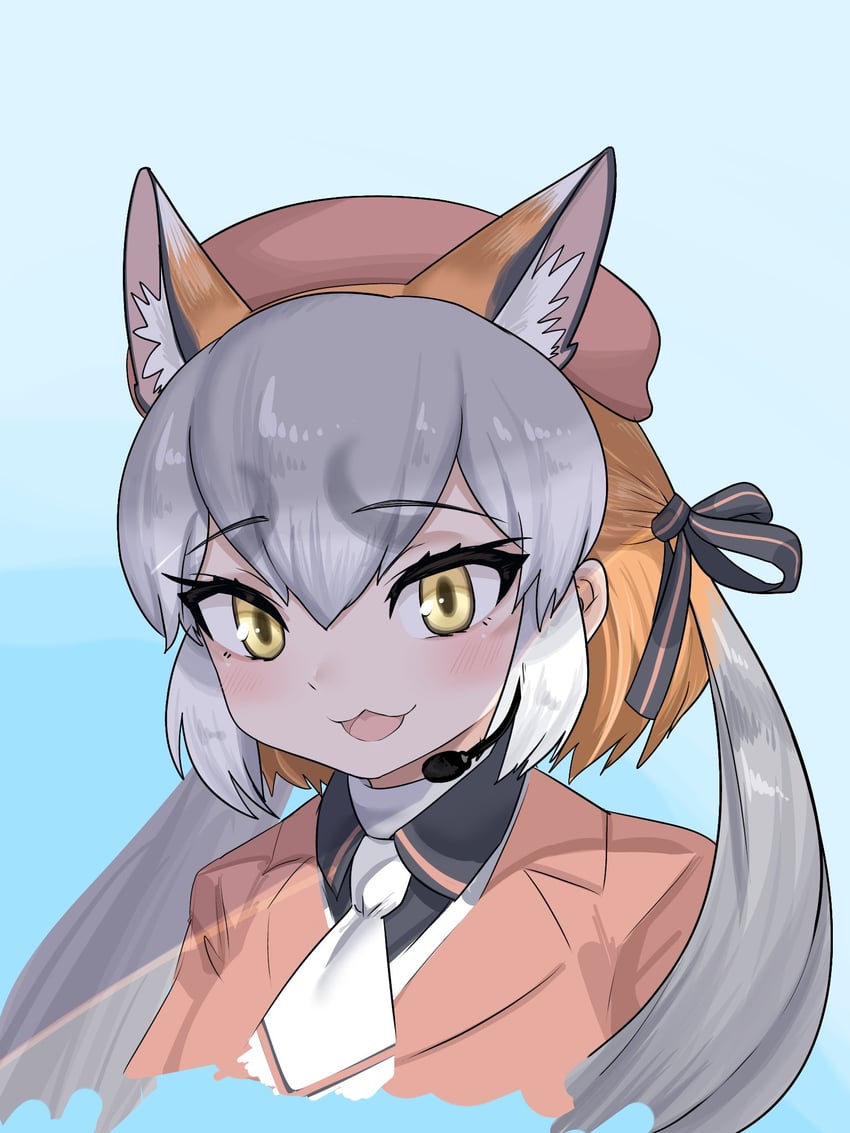 island fox (kemono friends and 1 more) drawn by aramaru