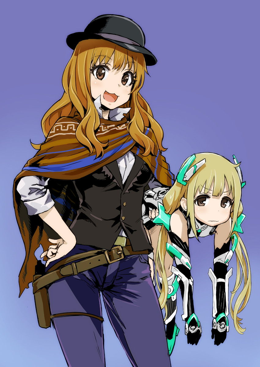 futaba anzu, moroboshi kirari, angela balzac, and zarik kajiwara (idolmaster and 2 more) drawn by asanagi