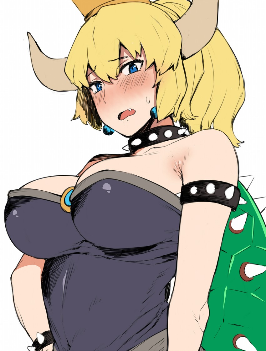 bowsette (mario and 1 more) drawn by hai_ookami