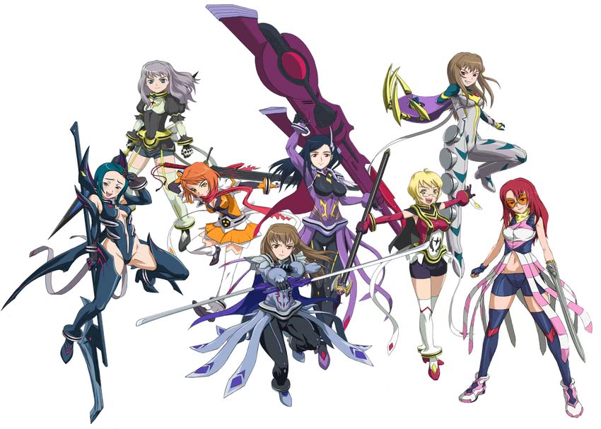 tokiha mai, shizuru viola, natsuki kruger, erstin ho, minagi mikoto, and 6 more (my-otome)