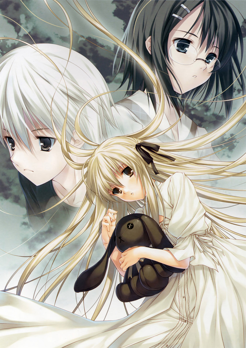 kasugano sora, kasugano haruka, and yorihime nao (yosuga no sora) drawn by hagure_keg
