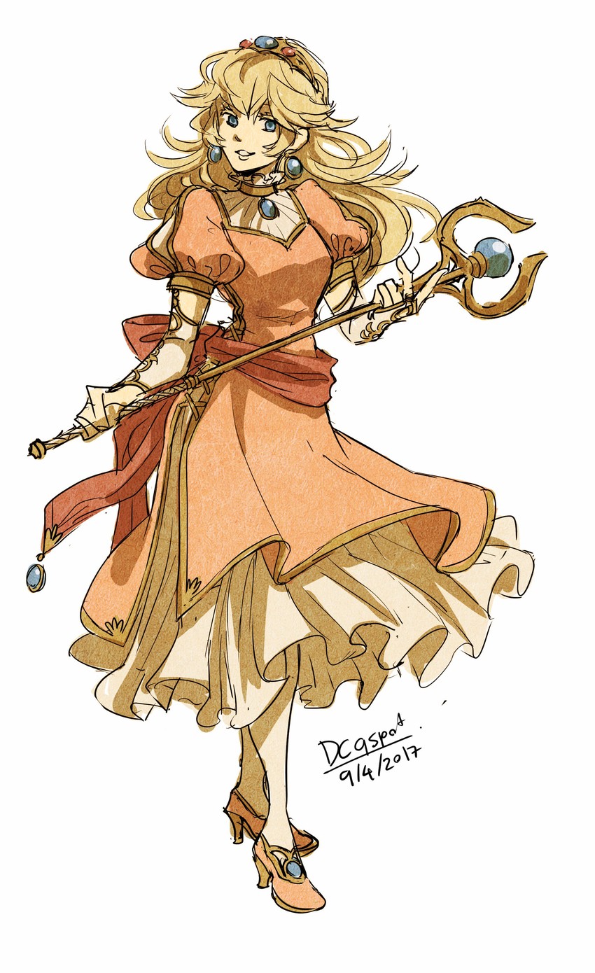 princess peach (fire emblem and 1 more) drawn by dc9spot