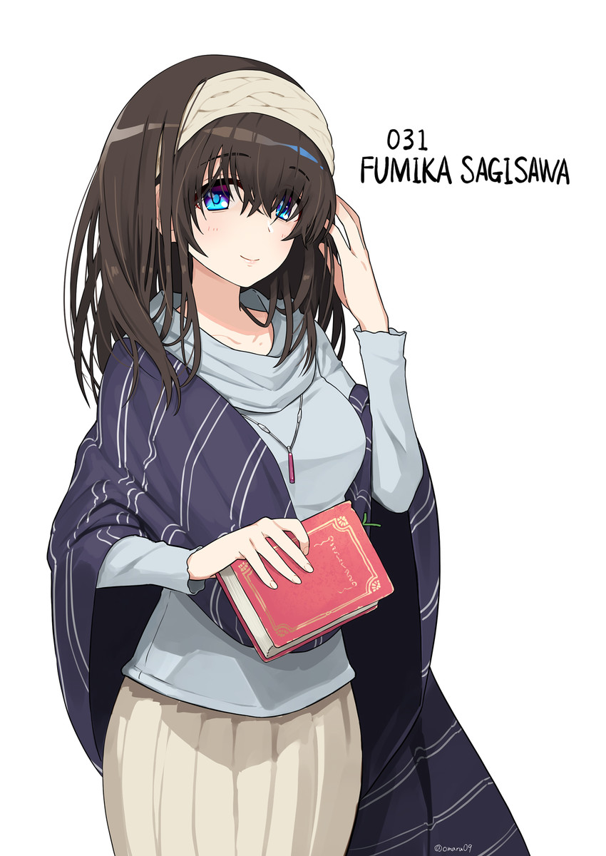 sagisawa fumika (idolmaster and 1 more) drawn by omaru_gyuunyuu