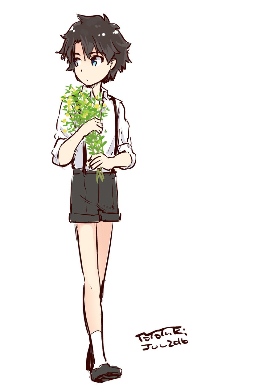 fujimaru ritsuka (fate and 1 more) drawn by iida_toyoyuki