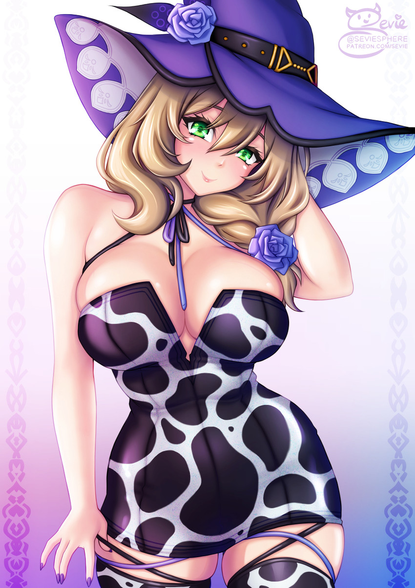 lisa (genshin impact) drawn by sevie