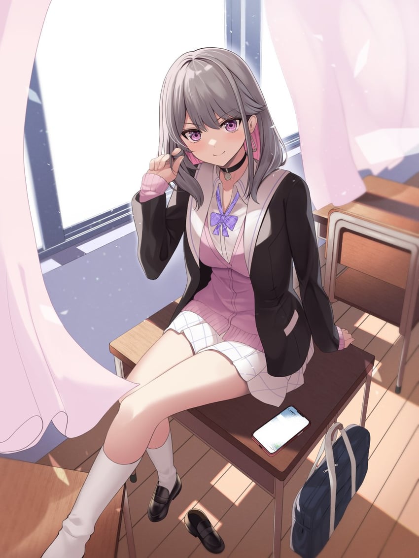 shibuya erio (kao sae yokereba ii kyoushitsu) drawn by mahcdai