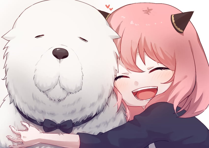 anya and bond (spy x family) drawn by this_(amanashi)