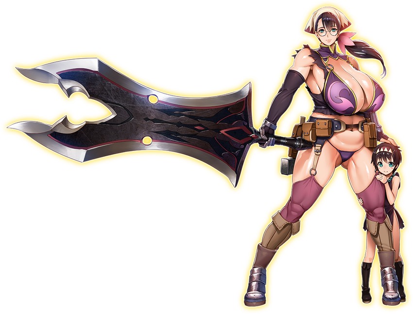 cattleya and rana (queen's blade and 1 more) drawn by oosaki_shin'ya