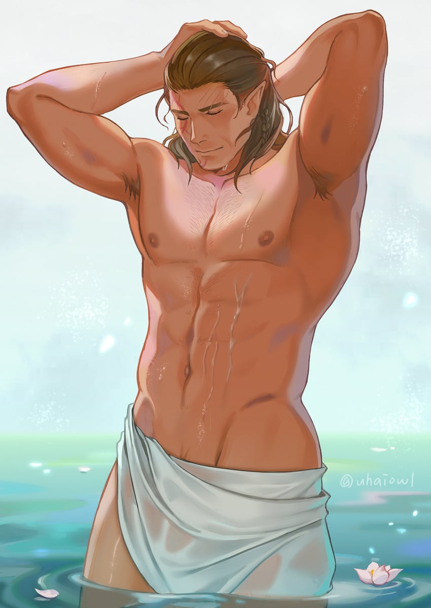 halsin (dungeons & dragons and 2 more) drawn by uhai