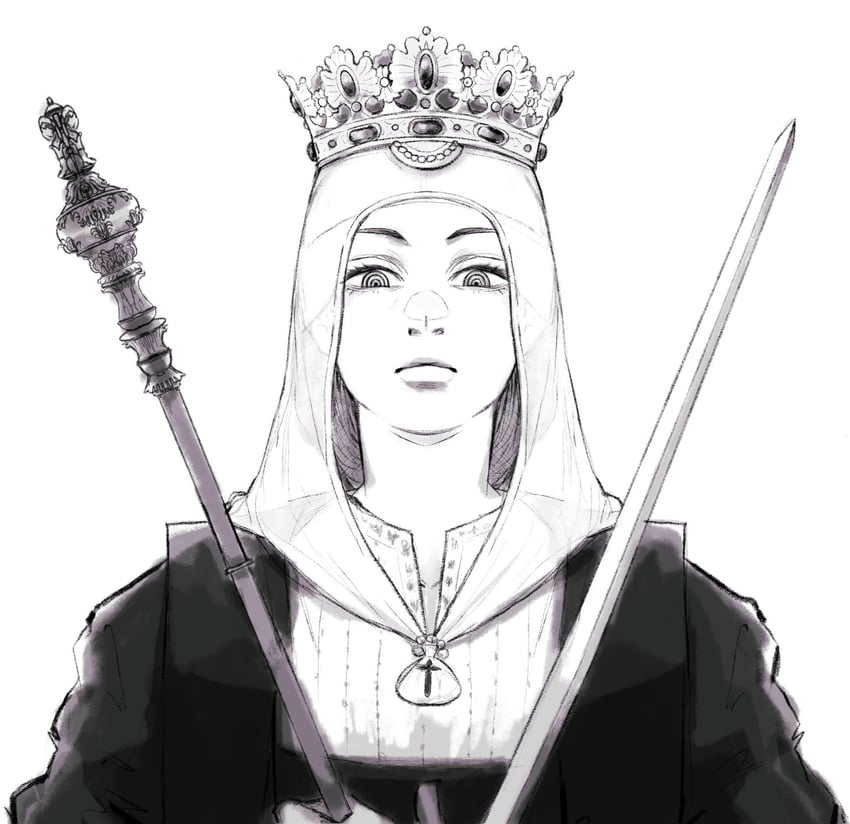 isabella i of castile (real life) drawn by r3my_0