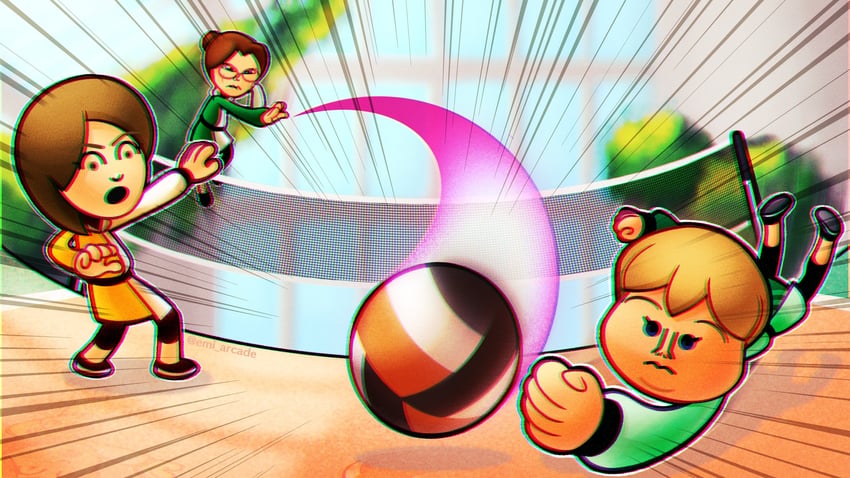 mii, mii gunner, yoshi, and megan (nintendo and 2 more) drawn by emi_arcade