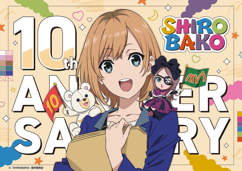 miyamori aoi, roro, and mimuji (shirobako) drawn by sekiguchi_kanami