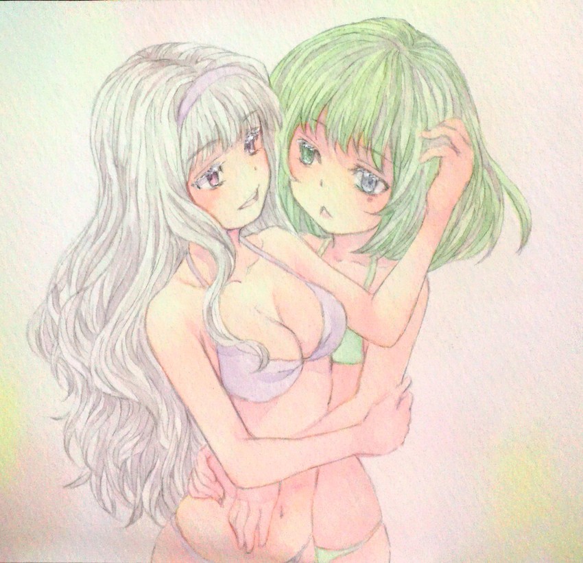 shijou takane and takagaki kaede (idolmaster and 1 more) drawn by yuyu_(00365676)