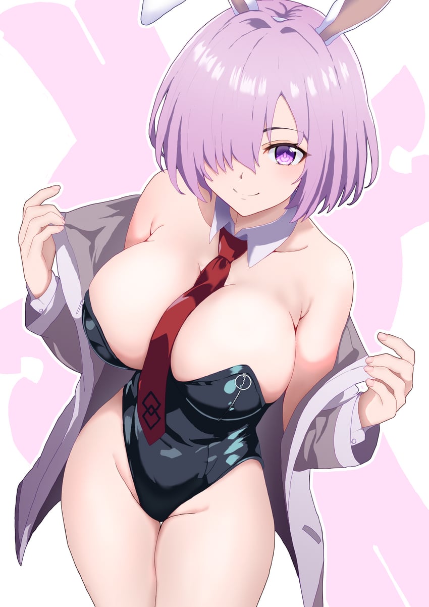mash kyrielight (fate and 1 more) drawn by curio_(curiofinity)