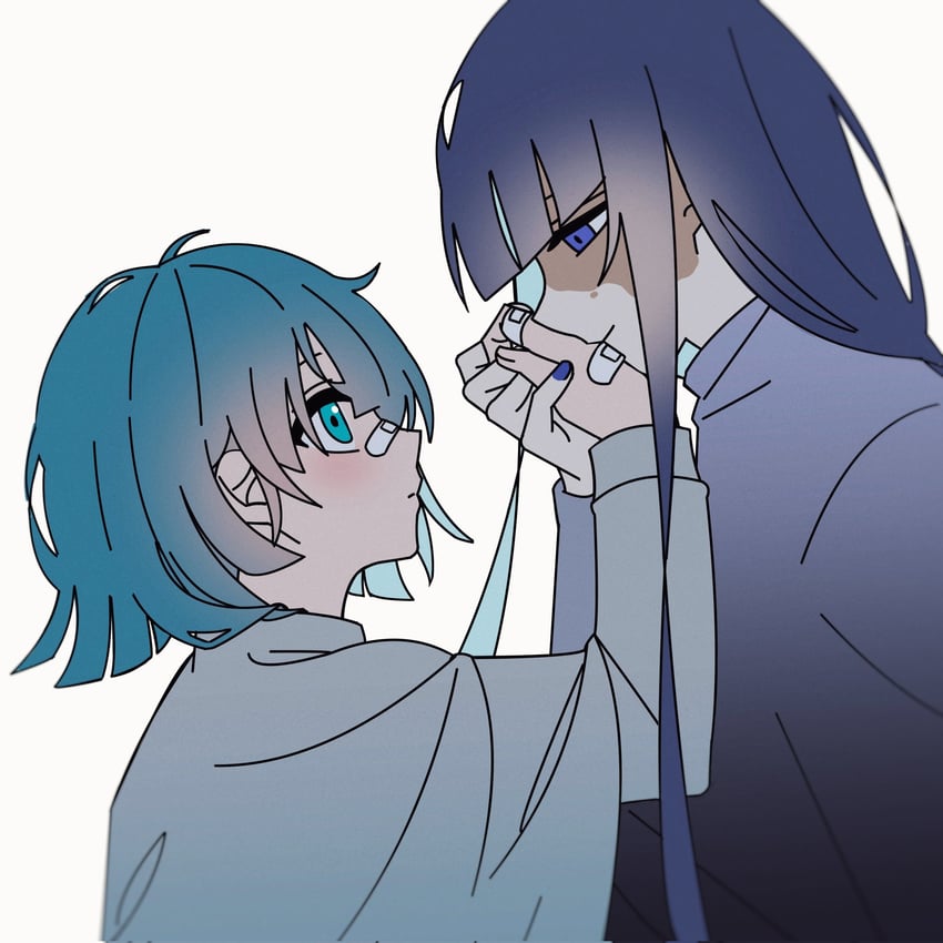 akuru-chan (ado and 1 more) drawn by pike_(azas_ef)