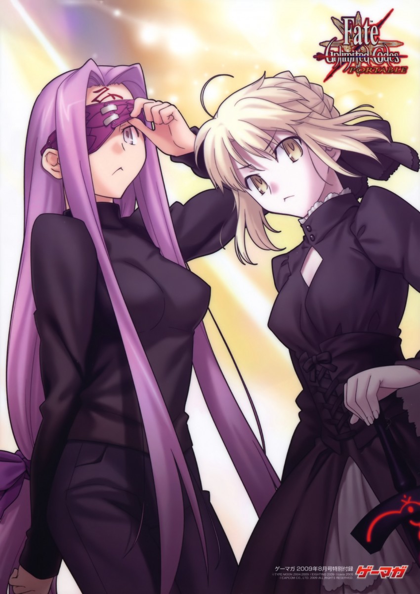 artoria pendragon, saber alter, and medusa (fate and 1 more) drawn by takeuchi_takashi