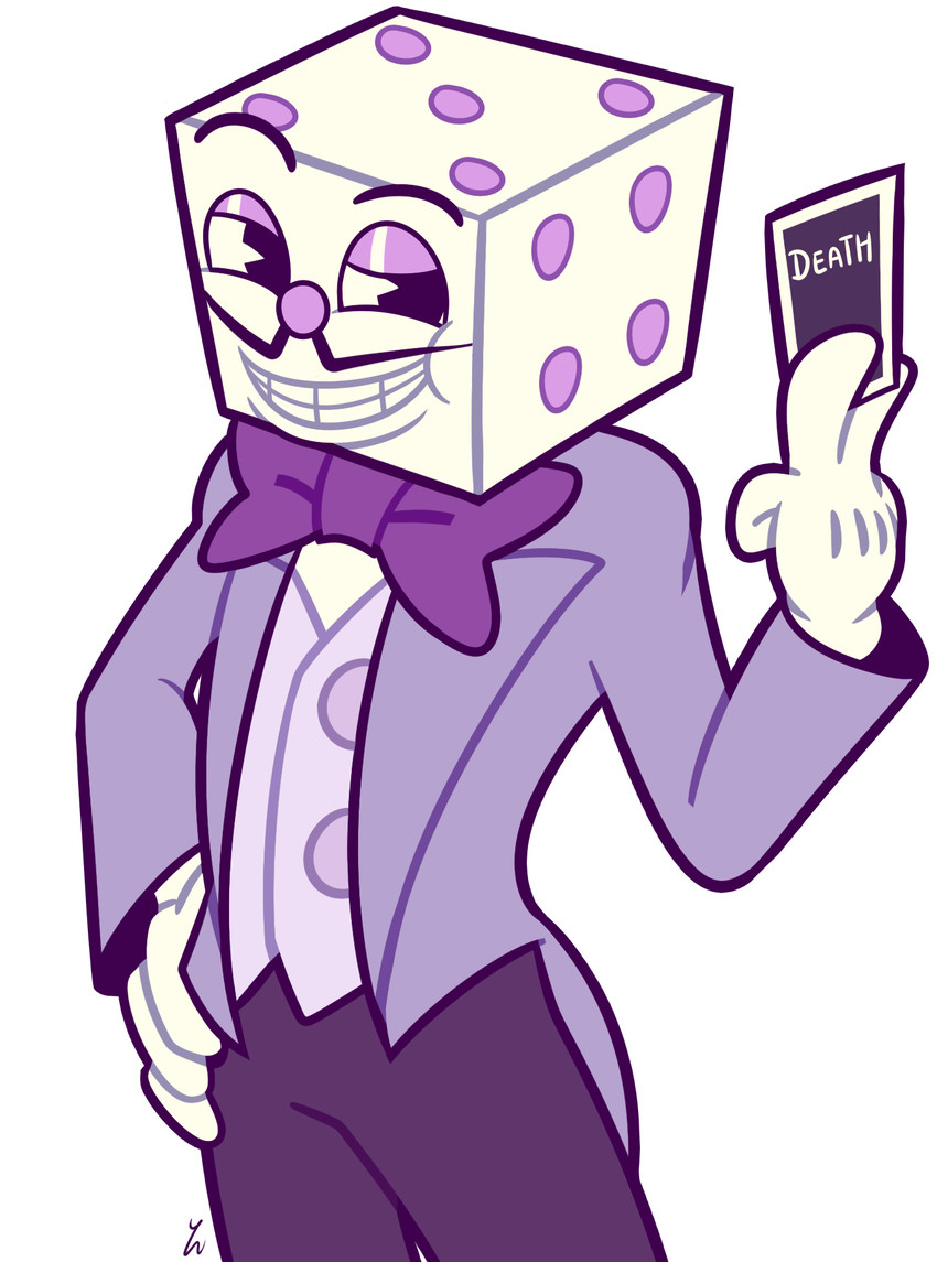 king dice (cuphead) drawn by yatsunote