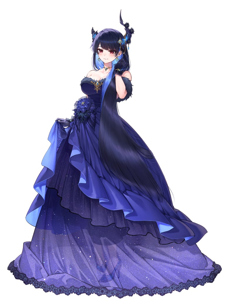 nerissa ravencroft (hololive and 1 more) drawn by curry_bowl