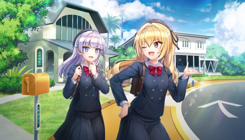 schnee weissberg and kazami ellen (dolphin wave) drawn by ootomo_takuji