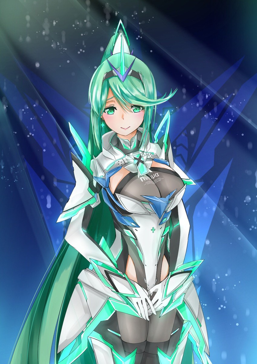 pneuma (xenoblade chronicles and 1 more) drawn by sarasadou_dan