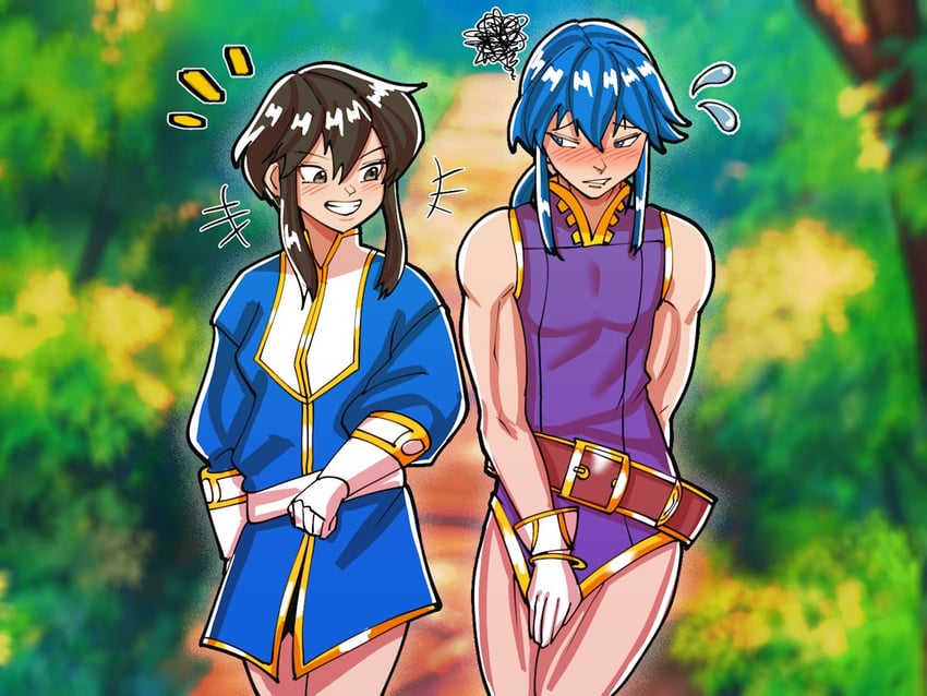 seliph and larcei (fire emblem and 1 more) drawn by mnejing30