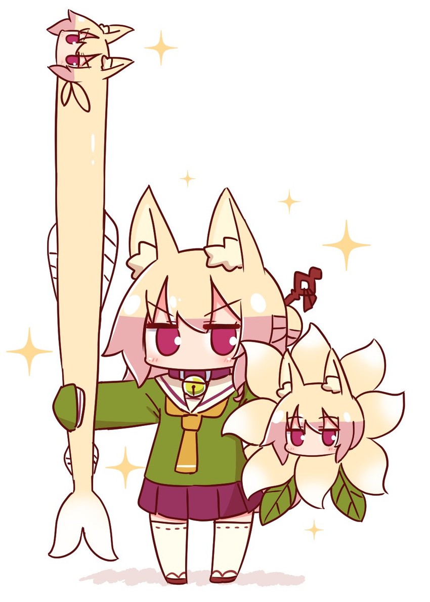 kemomimi-chan and sirfetch'd (original and 2 more) drawn by naga_u