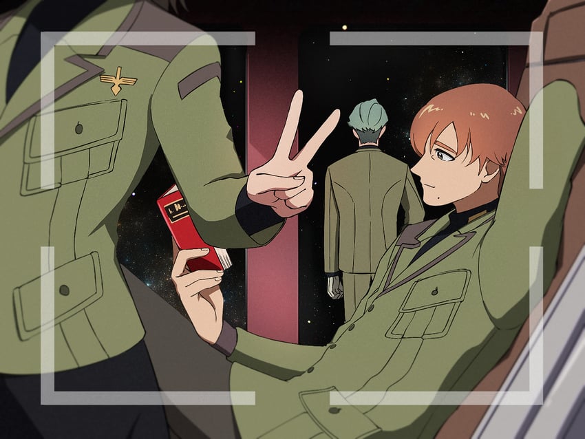 challia bull, comoli harcourt, and xavier olivette (gundam and 2 more) drawn by choco_(chocovix112)