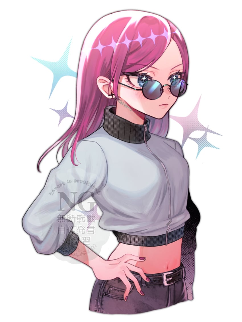 saiki himeka (kimi no koto ga dai dai dai dai daisuki na 100-nin no kanojo) drawn by zarame_niboshi