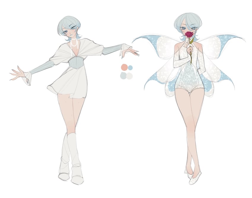 swan (original and 1 more) drawn by wikate