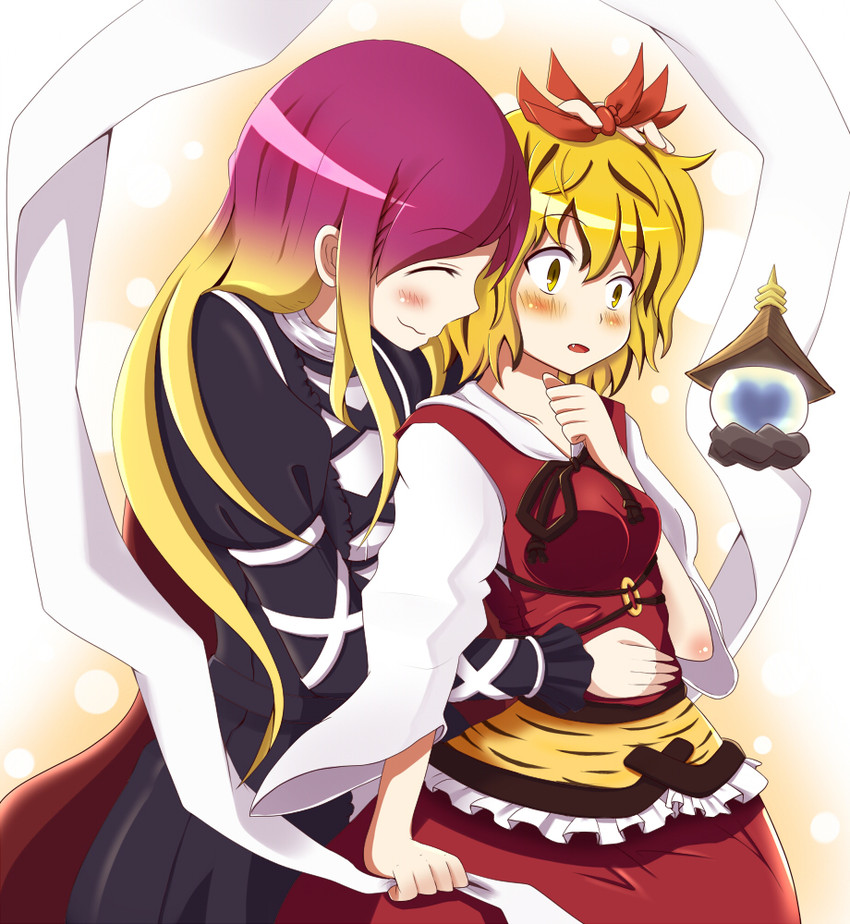 hijiri byakuren and toramaru shou (touhou) drawn by yunomi_chawan