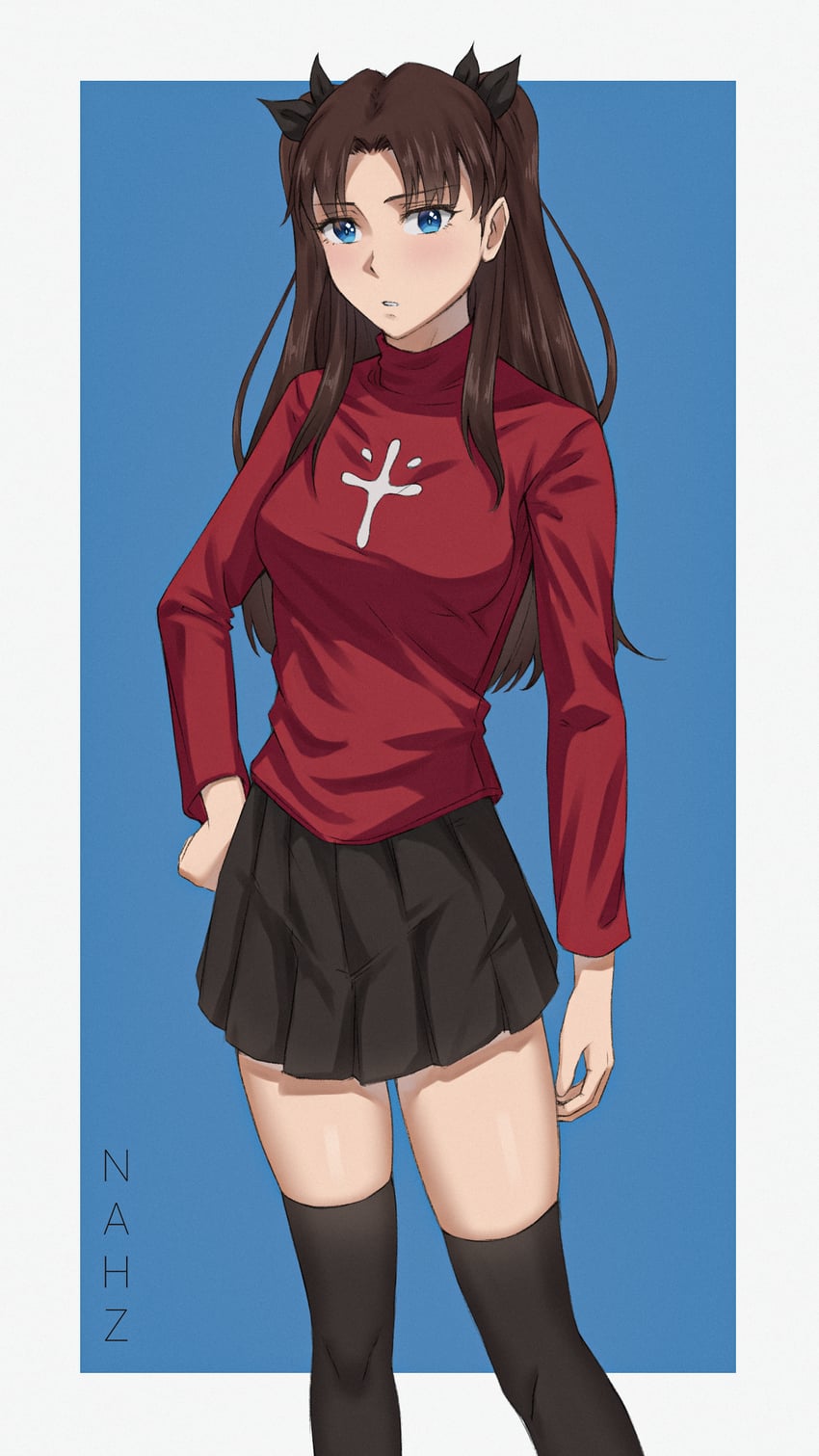 tohsaka rin (fate and 1 more) drawn by nahz