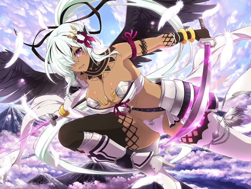 yuyaki and yasha (senran kagura and 2 more) drawn by yaegashi_nan