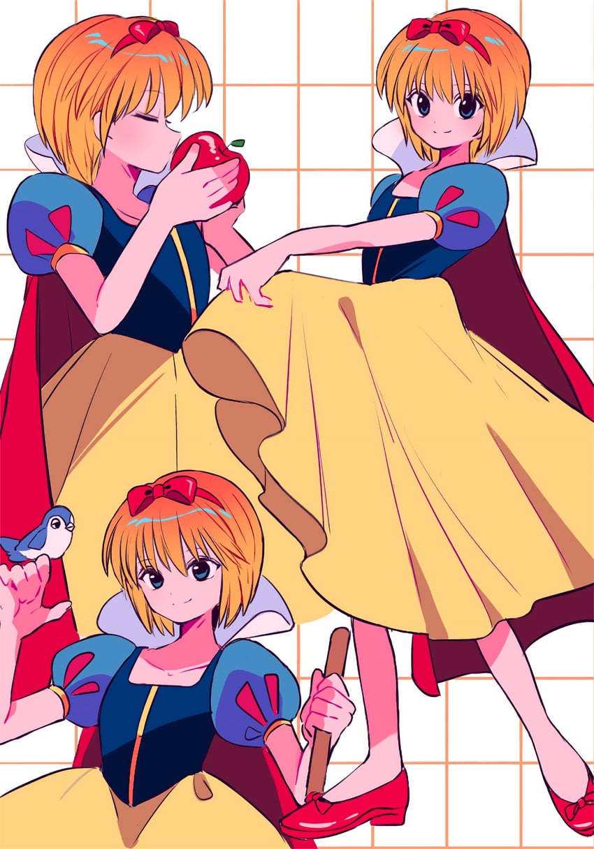 kurapika and snow white (hunter x hunter and 1 more) drawn by kkkkkk_lut44