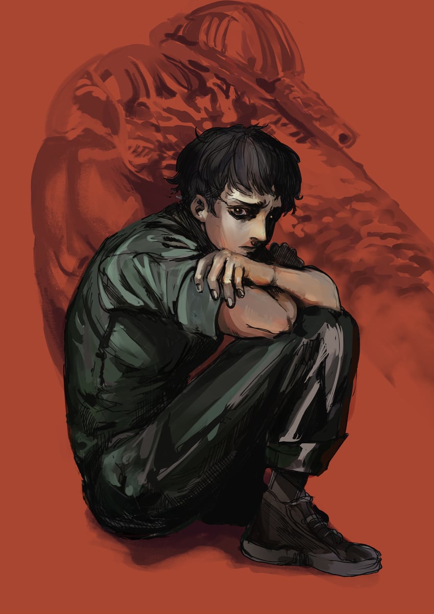 levi and weeping scope (fear & hunger and 1 more) drawn by psognat