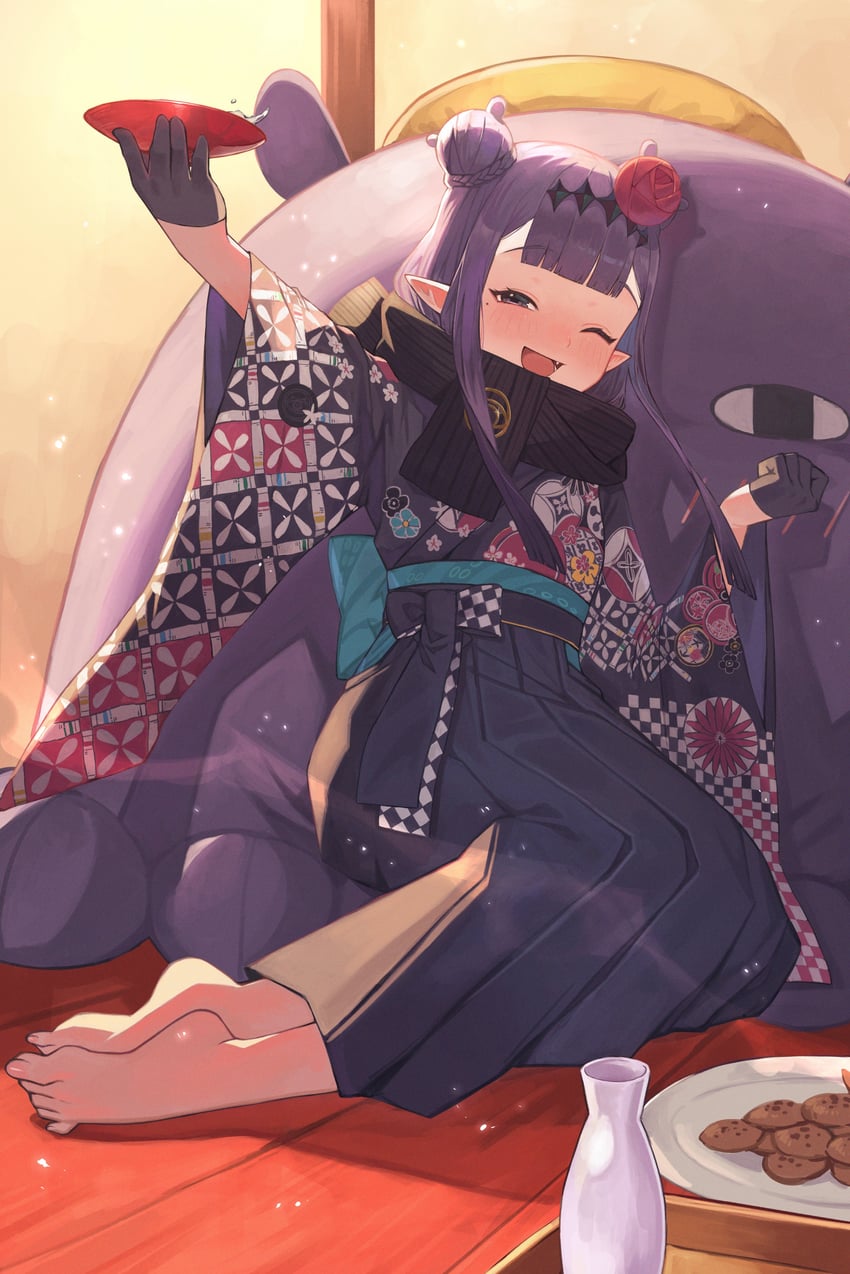 ninomae ina'nis and takodachi (hololive and 1 more) drawn by kiwwwwwi
