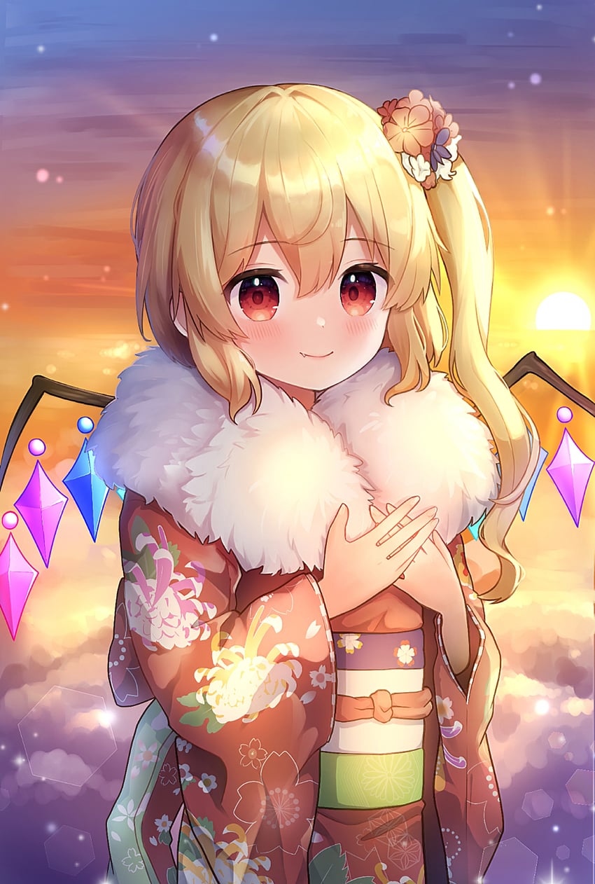 flandre scarlet (touhou and 1 more) drawn by nene_man