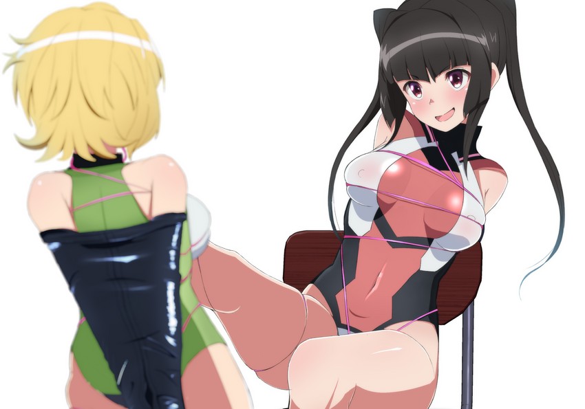 akatsuki kirika and tsukuyomi shirabe (senki zesshou symphogear) drawn by nanase_main