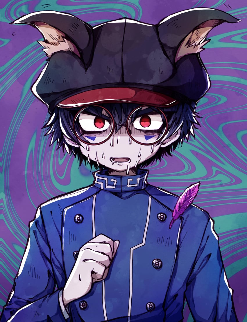 zilch alexander (master detective archives: rain code) drawn by maguro_no_yukke