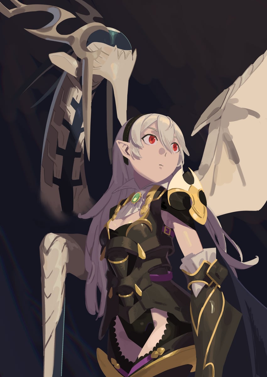 female corrin (fire emblem and 2 more) drawn by kucheat_zg