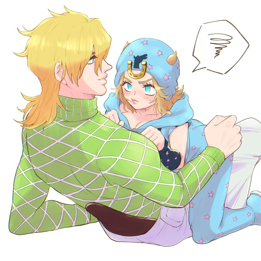 johnny joestar and diego brando (jojo no kimyou na bouken and 1 more) drawn by yuki_jj