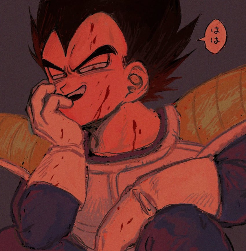 vegeta (dragon ball and 1 more) drawn by chimachimadb