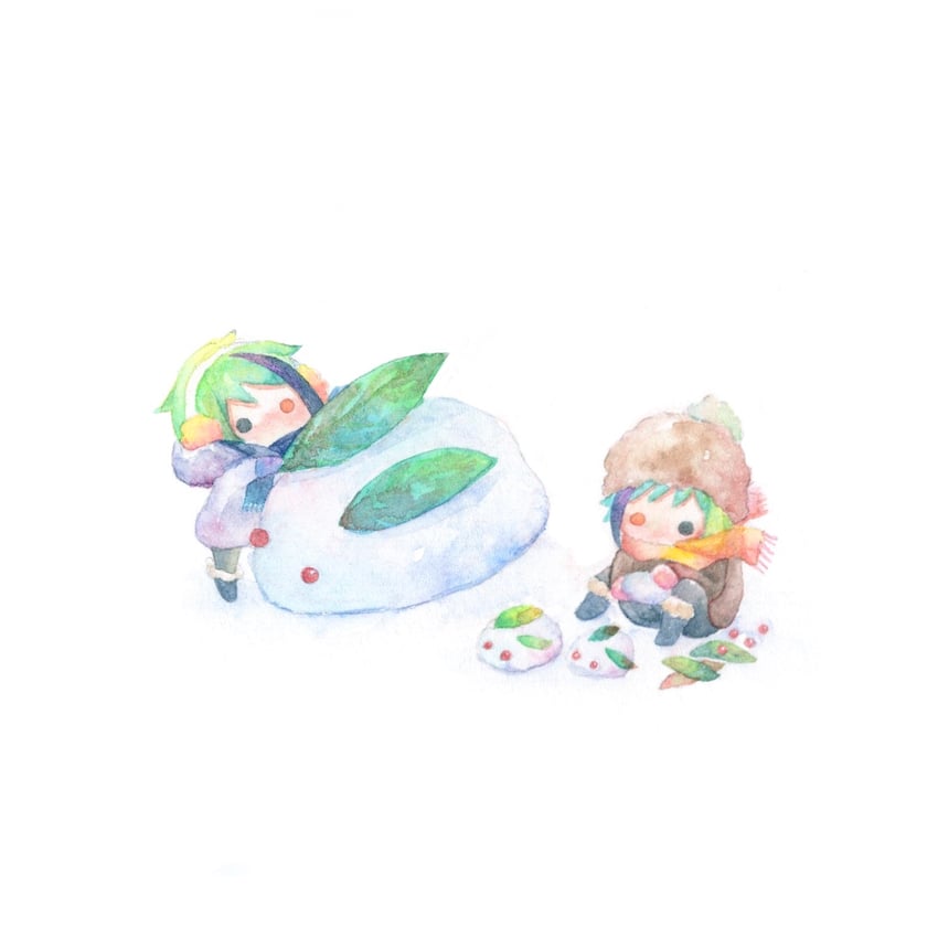 floyd leech and jade leech (twisted wonderland) drawn by kirakira_huuuki