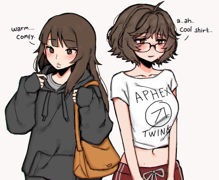 aki and kara eklund (original and 1 more) drawn by snale