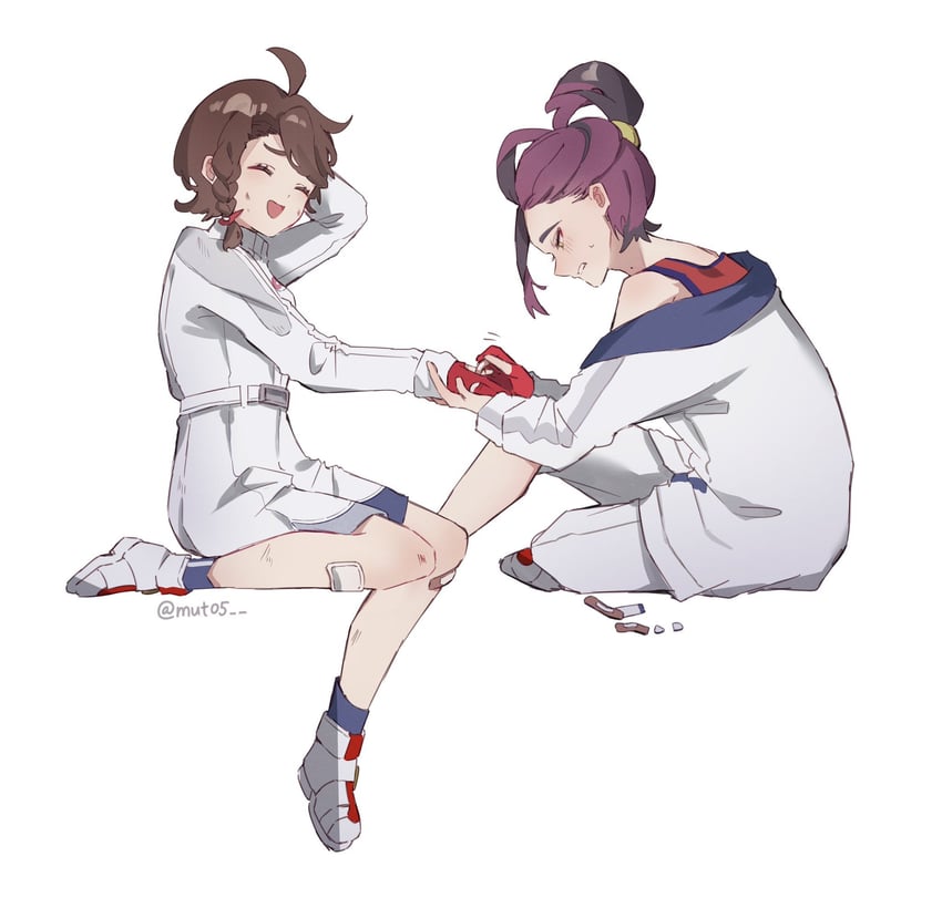 kieran and juliana (pokemon and 1 more) drawn by mut05